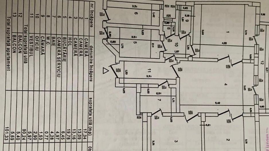 Apartament 3 camere | Universitate | 100 mp - Poză 7
