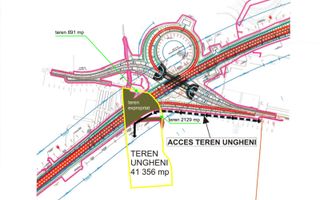 Teren de vanzare 4.1 - 4.4 ha pe Autostrada Transilvania - Poză 1
