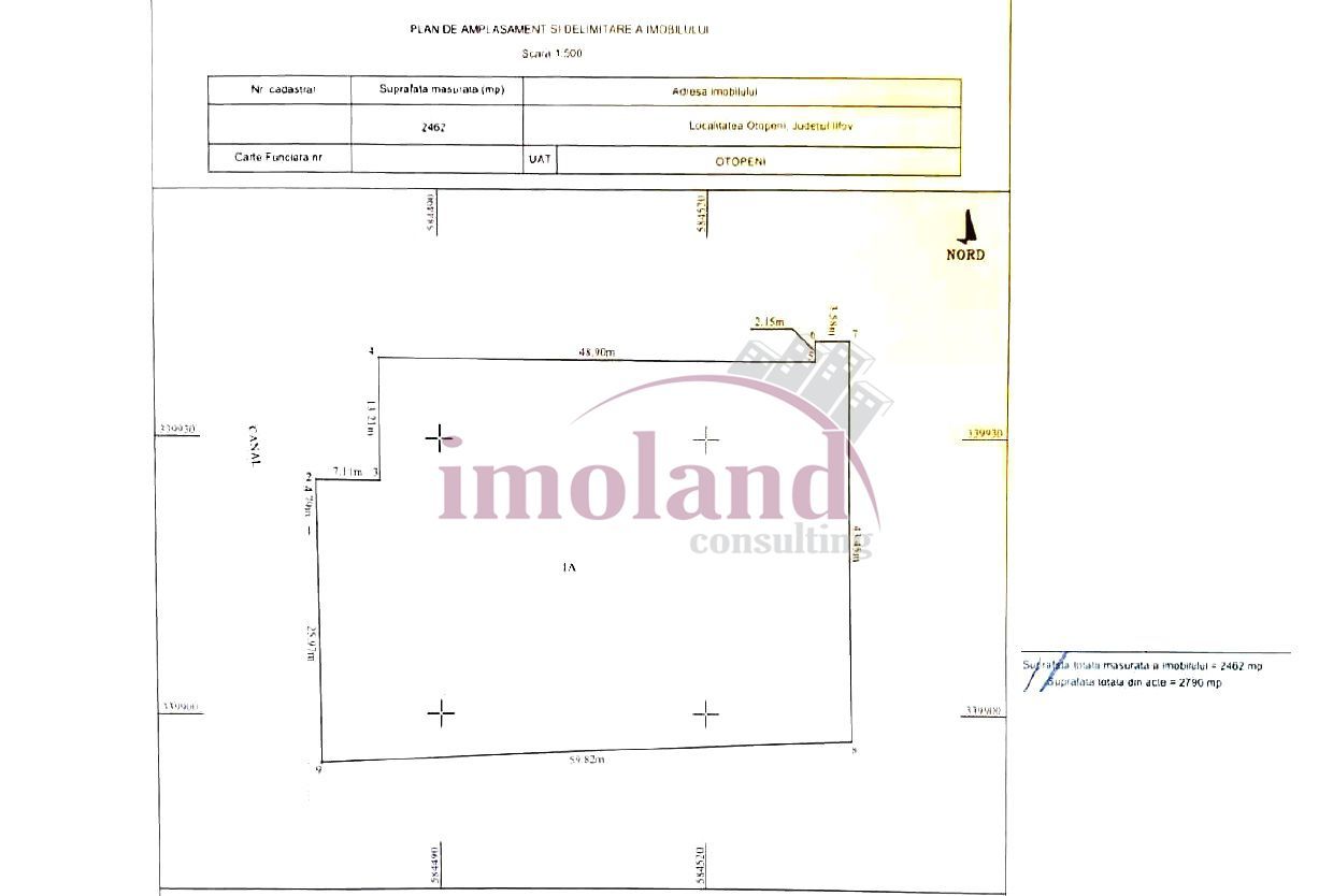 Vanzare - teren 2.462 mp - Otopeni - Water Park - Schiță 4