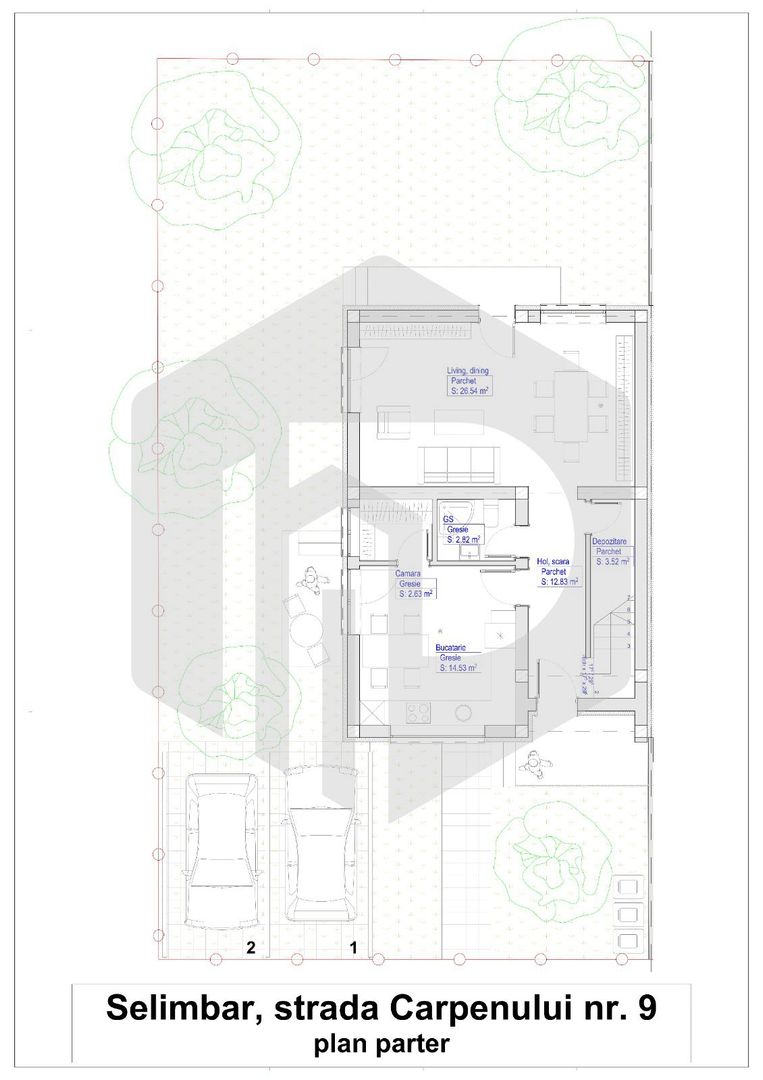 Casa tip Duplex in Selimbar-Calitate garantata-250 mp teren- 120 mpu - Poză 6
