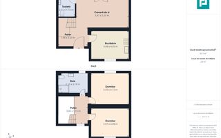 Casă cu 3 camere, P+1–Giarmata - Poză 9