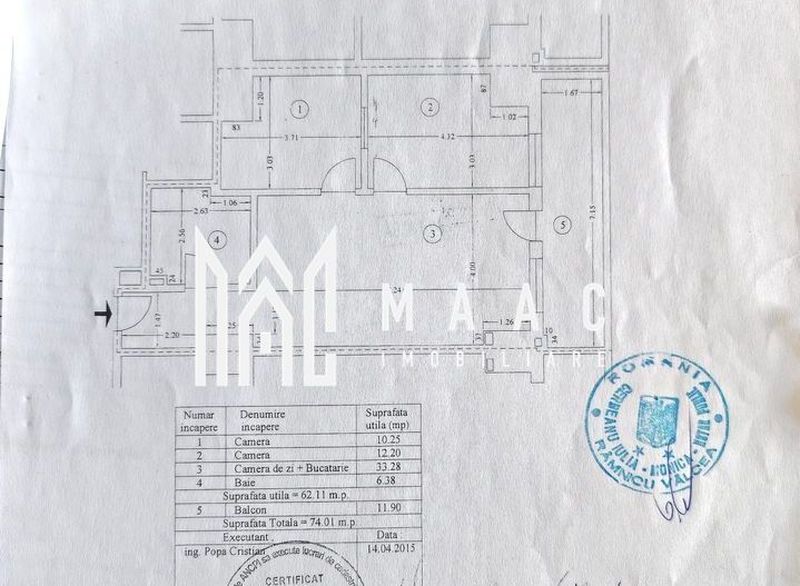 Apartament 3 camere | Zona centrala | Vedere panoramica - Poză 9