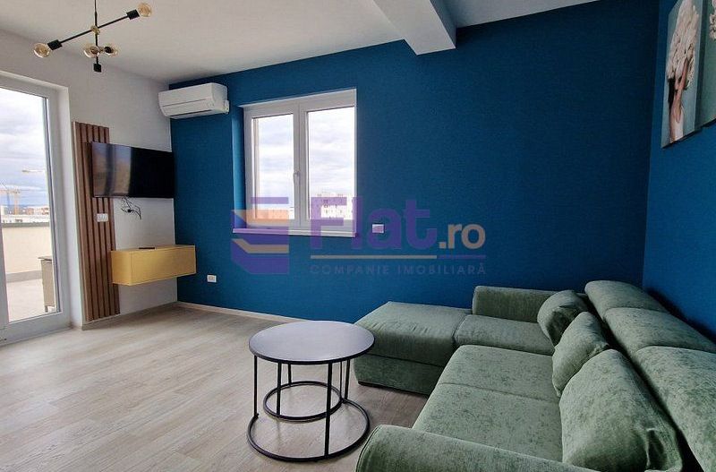 Penthouse de închiriat | 2 camere | Coresi – Tractorul | Terasă 50 mp - Poză 6
