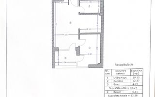 2 camere de vânzare | CityPoint Aviatiei | Faza 2 Bloc D - Schiță 28