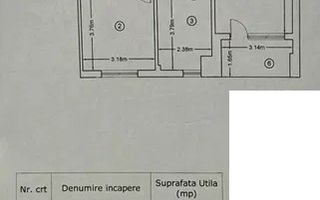 2 Camere 🏢 | Rotar Park 📍 | Totul nou ✨ | 5 min Metrou 🚇 - Schiță 8