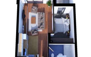 Apartament modern cu 2 camere / Zona Baza Sportiva Gheorgheni - Schiță 7