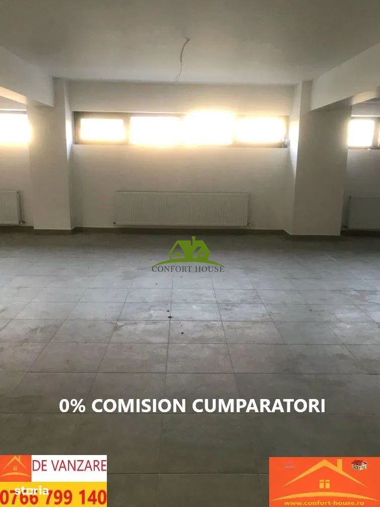 Spatiu comercial nou amenajat 2 intrari/2bai/2centrale/PVC tripan - Poză 16