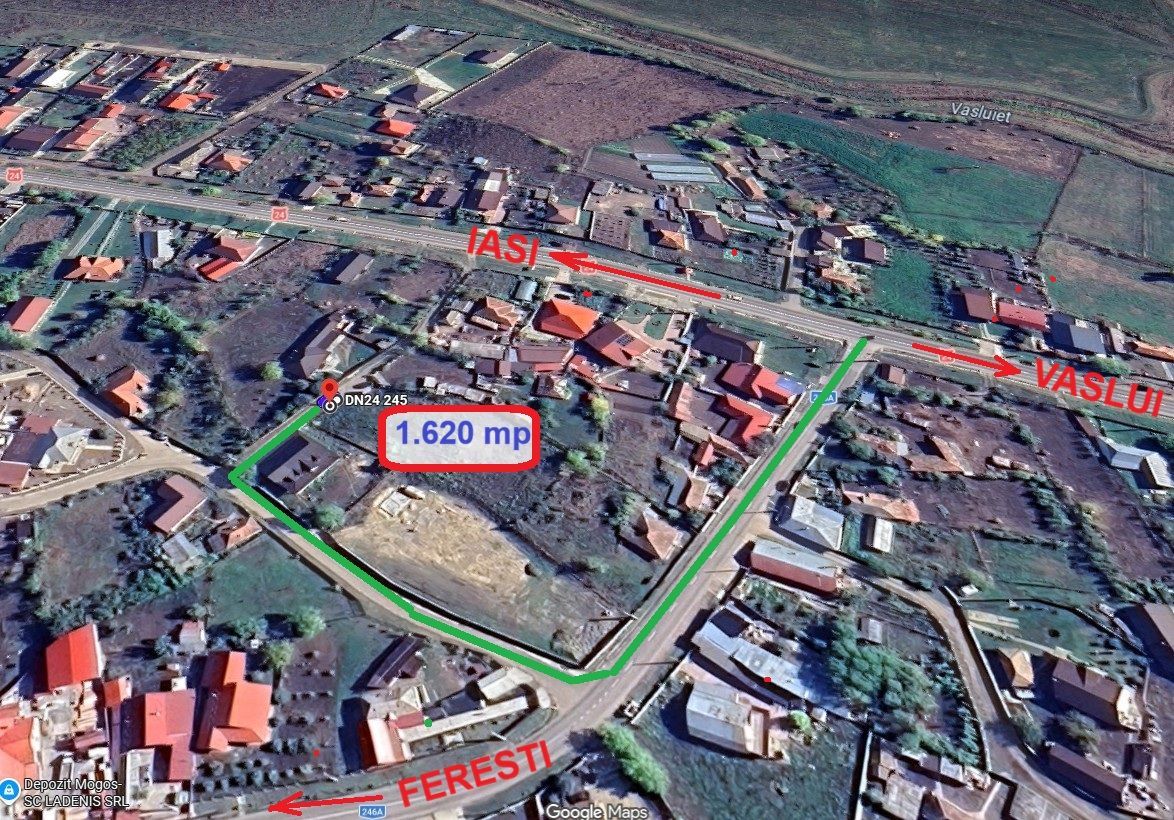 TEREN intravilan 1.600 mp, VASLUI, zona Moara Domnească; - Poză 1