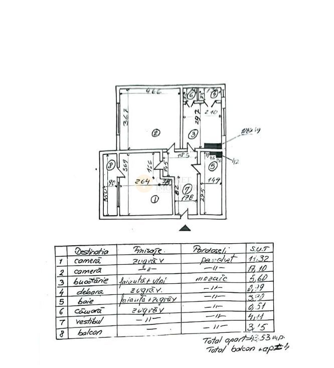 2 camere | Sala Palatului- Cismigiu |  Se vinde nemobilat | Decomandat - Poză 18