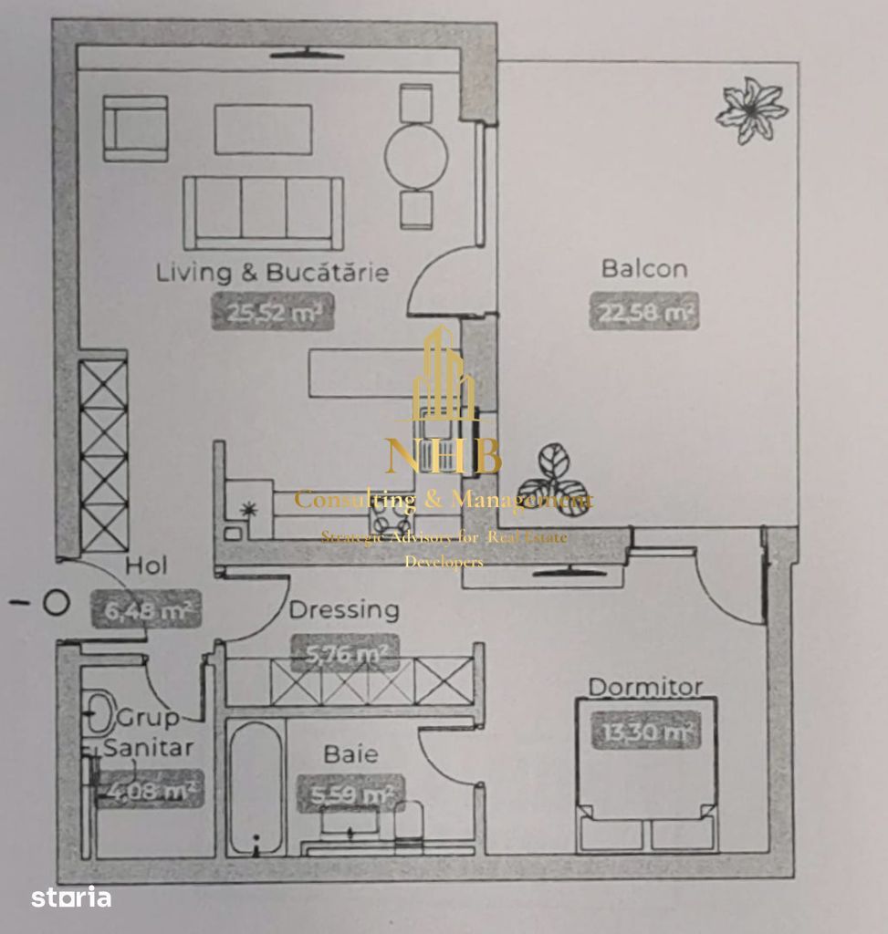 Apartament 2 Camere Lux în ARQA Jolie Village – Vizionare Disponibilă - Poză 13