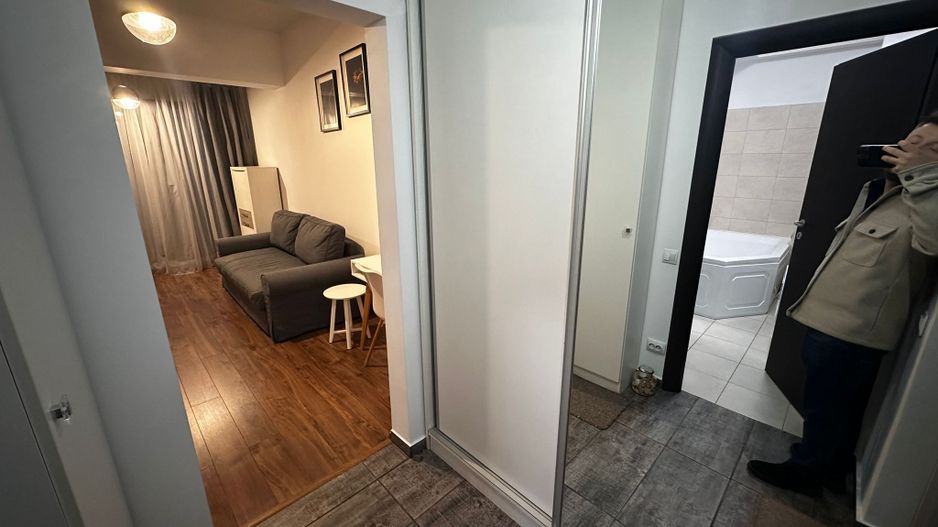 Garsoniera Studio Bloc NOU Metrou Dristor Mihai Bravu Centrala + Pat - Poză 10