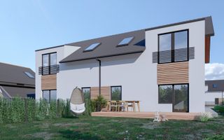 Duplex modern 4 camere, 110 mp utili, teren 380 mp – Șura Mică - Poză 13