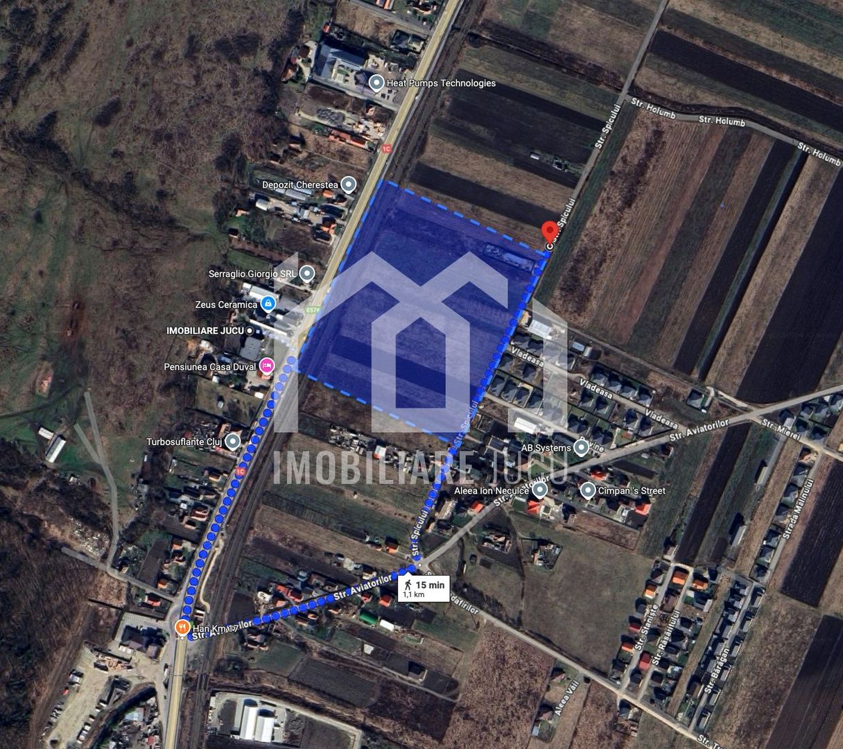 Prezentare Terenuri Industriale - Agenția Imobiliare Jucu - Schiță 3