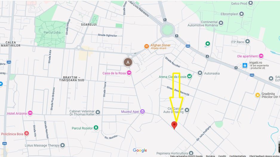 Teren cu Casă 6 camere – Calea Urseni, 1332 mp teren, două fronturi stradale - Poză 6