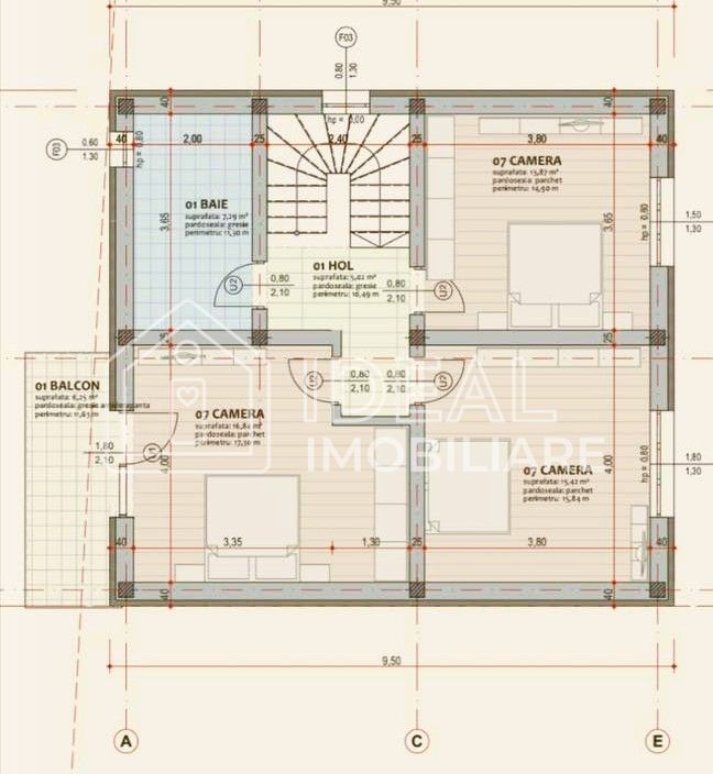 Casa Individuala cu 4 camere si 270 mp de curte, în Cristian - Poză 13