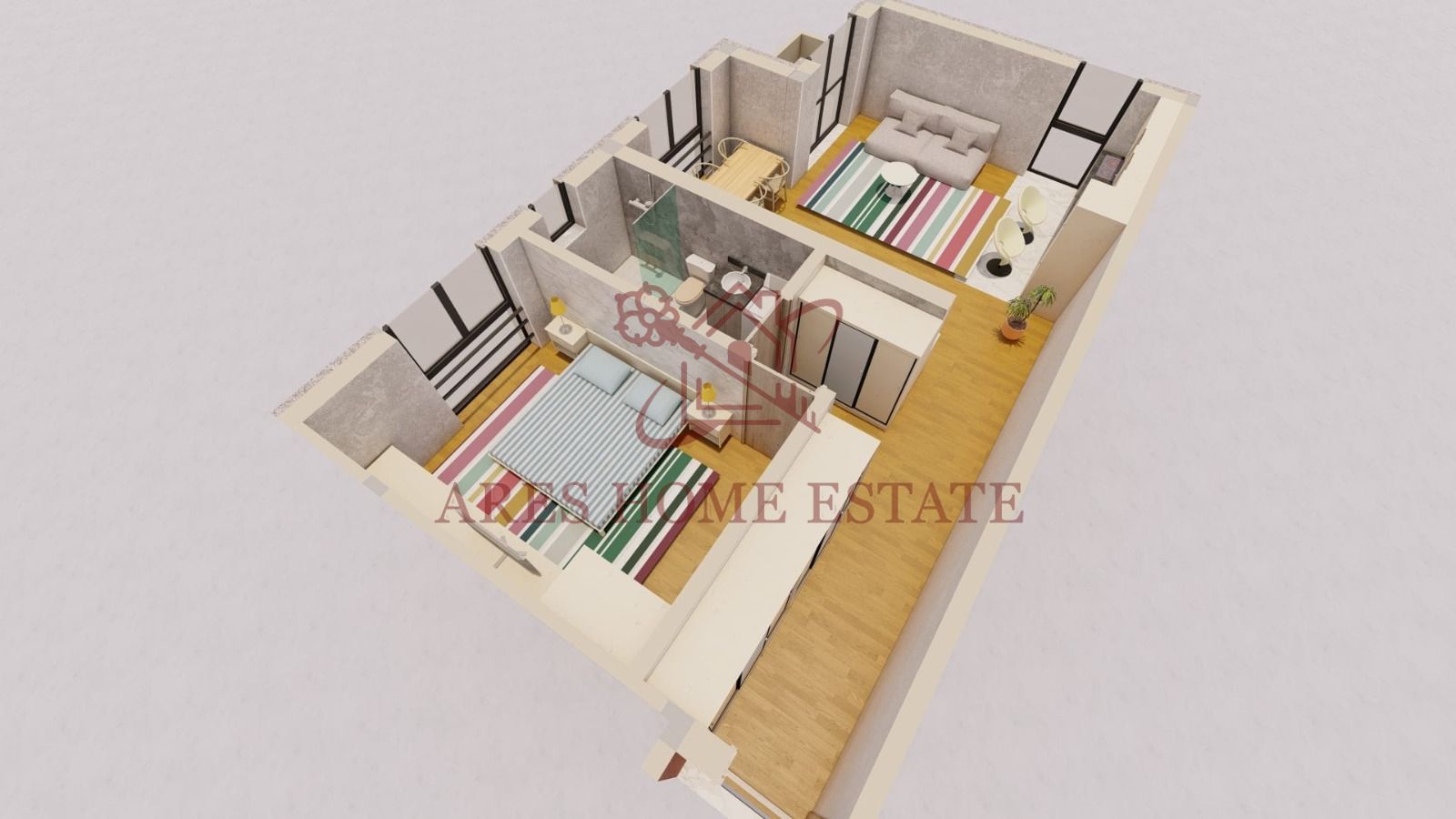 Apartamente cu 2 camere cu incalzire in pardoseala | 1 loc de parcare - Poză 6