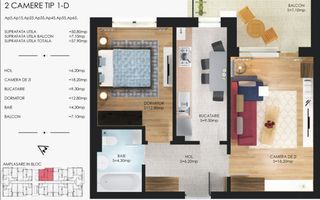 Apartament 2 camere Metalurgiei I Cartier Solar I finalizat - Poză 6