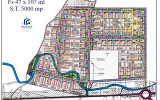 Teren de vânzare Intravilan PUZ aprobat, Centura Nord, Z.I. West Arad - Poză 1