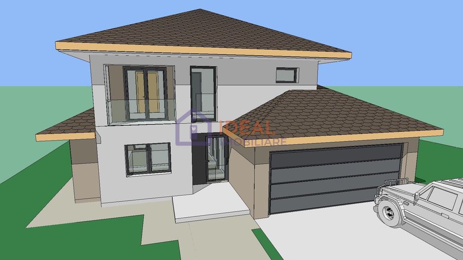 Casa Individuala Morderna cu 4 camere si 450 de mp de curte - Poză 13