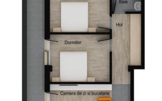 Apartament 3 camere, 2 bai, 62 mp utili, terasa 35 mp, garaj, boxa - Poză 1