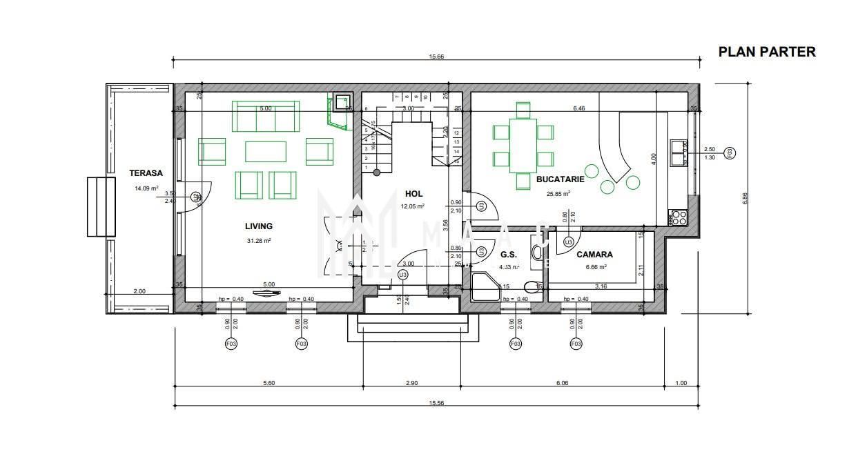 Casa tip duplex| Curte | Mobilata si Utilata | Tineretului - Poză 12