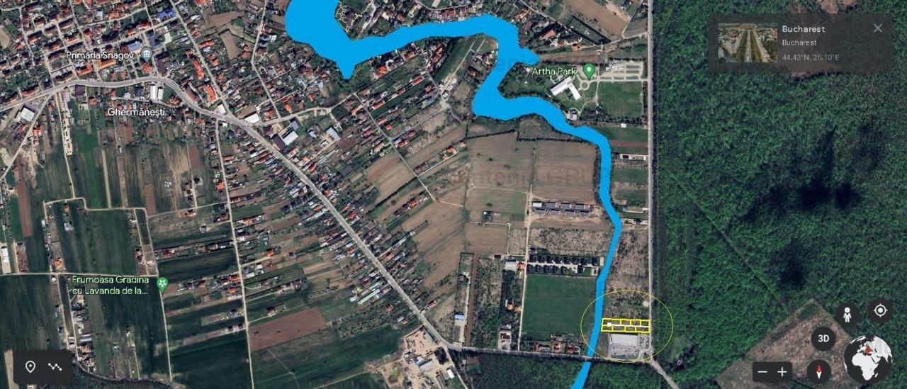 Ghermanesti - Lidl, 577 mp. teren intravilan, cu pozitie exceptionala - Poză 4