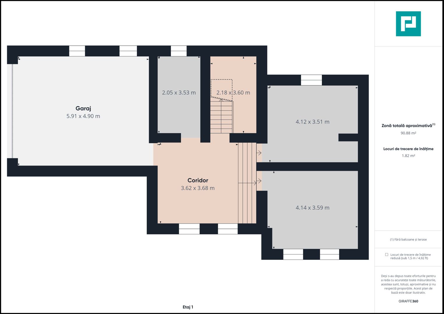 Vilă modernă pe 3 niveluri la gri în Poltura - Poză 31