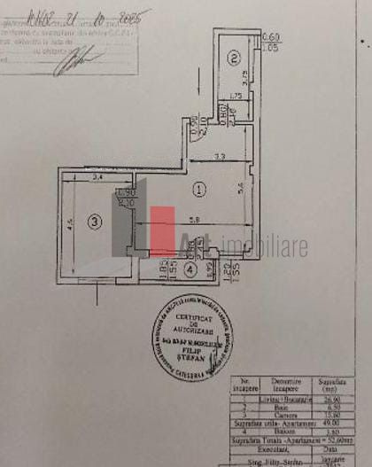 Vânzare apartament semidecomandat 2 camere Metalurgiei - Poză 3