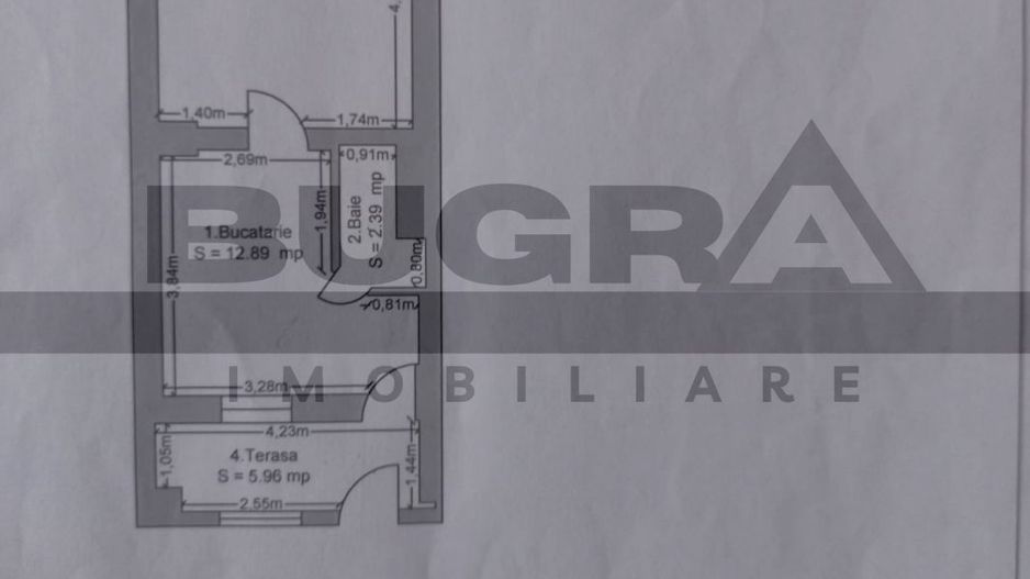 Apartament 1 camera, 39 mp, zona Lukoil - Poză 4