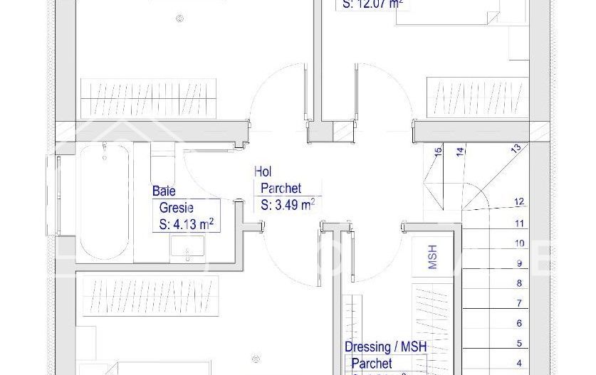 Duplex Modern cu 4 camere in Selimbar, zona Liziera Padurii - Schiță 8