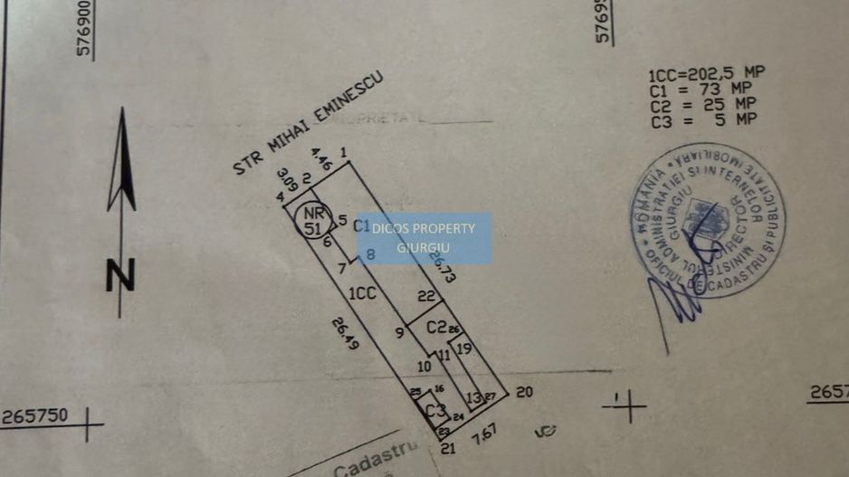 Casă cu teren și anexe – str. Mihai Eminescu - Schiță 10