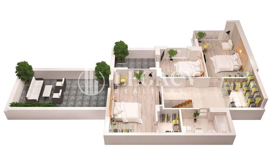 Vânzare - Penthouse zona Copou, 148.50 mp utili + 37.30 mp terasă - Poză 4