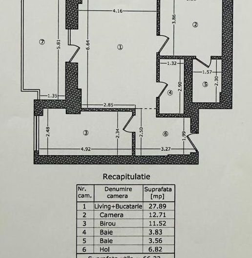 3 camere | BHB Avenue | Aviatiei | Pipera | 2 x parcare - Schiță 25