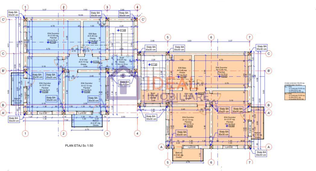 Casa cu 5 camere si vedere panoramica, in Cisnadie - Schiță 16