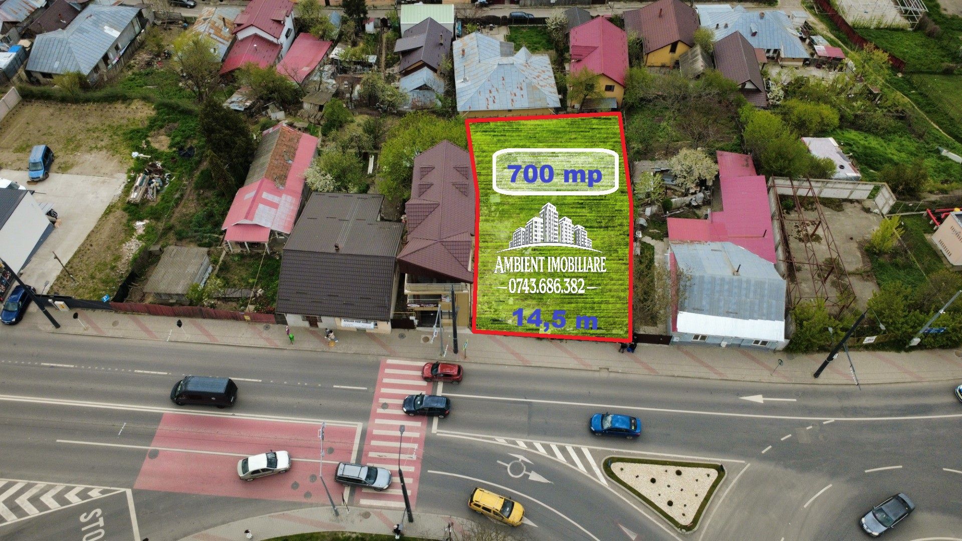 TEREN INTRAVILAN DE VÂNZARE – POZIȚIE EXCEPȚIONALĂ, VIZIBILITATE MAXIMĂ! - Poză 3