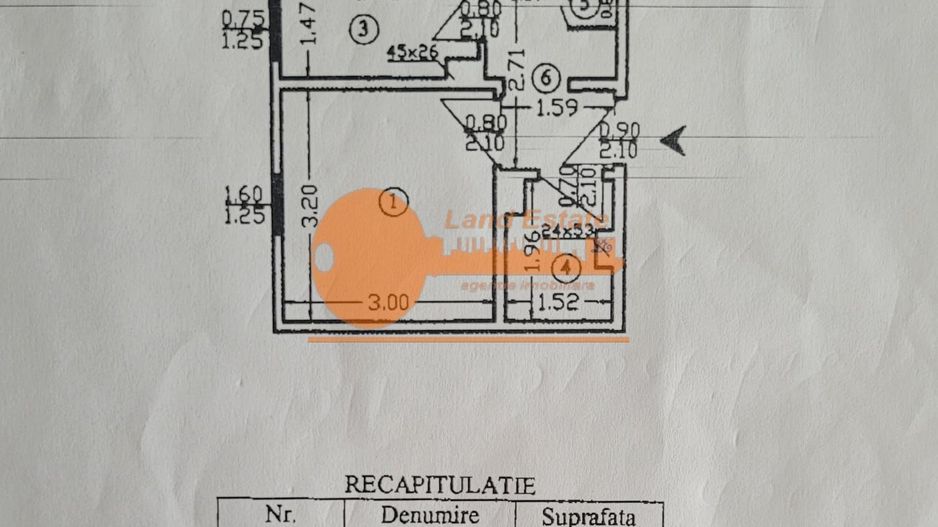 Apartament 2 camere | Lujerului - Schiță 8
