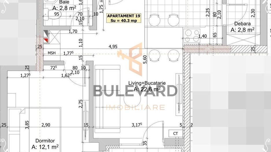 Apartament cu 2 camere, zona strazii Dumitru Mocanu! - Poză 3