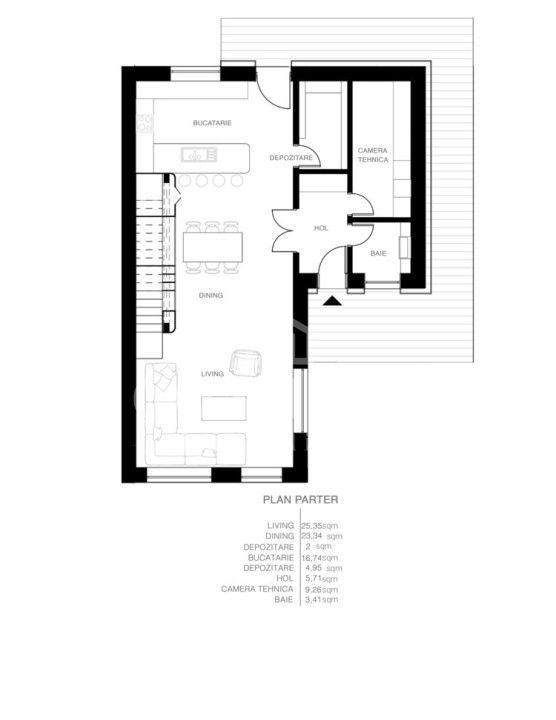 Casă cu design contemporan zonă liniștită cartierul Borhanci - Poză 5