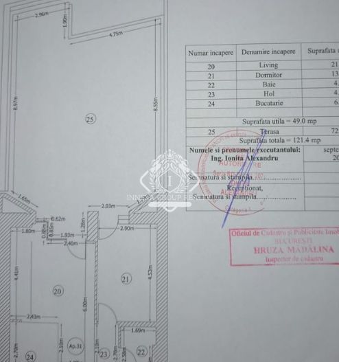 Floreasca I Apartament 2 Camere I Terasa 72 mp - Poză 9