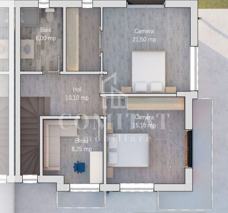 Casă cuplată zona străzii Cătanelor - Poză 8