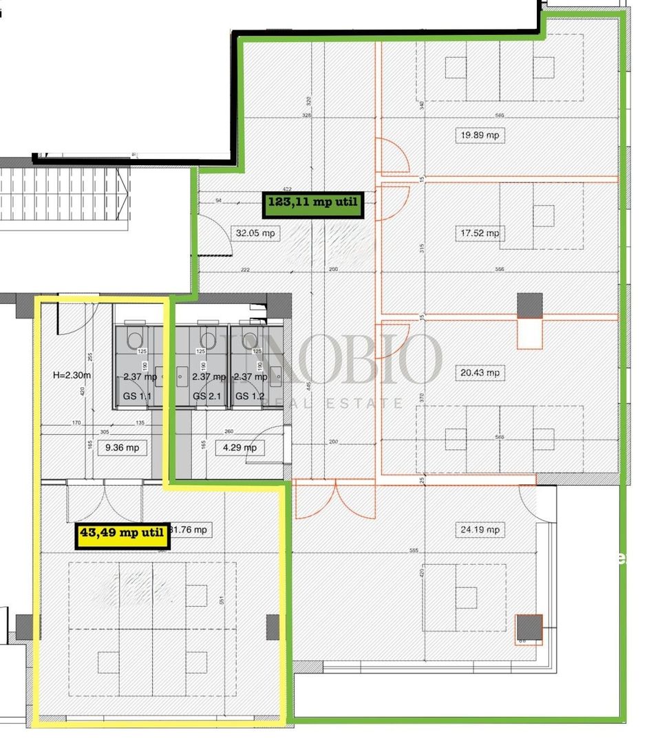 Spatiu birouri/comercial | 166 MP | Primaverii - Poză 6