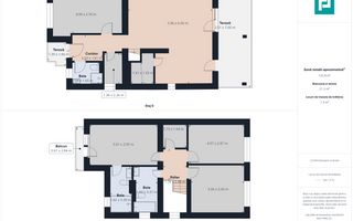 Duplex 5 camere  în cartier Europa Mosnița Nouă - Poză 23