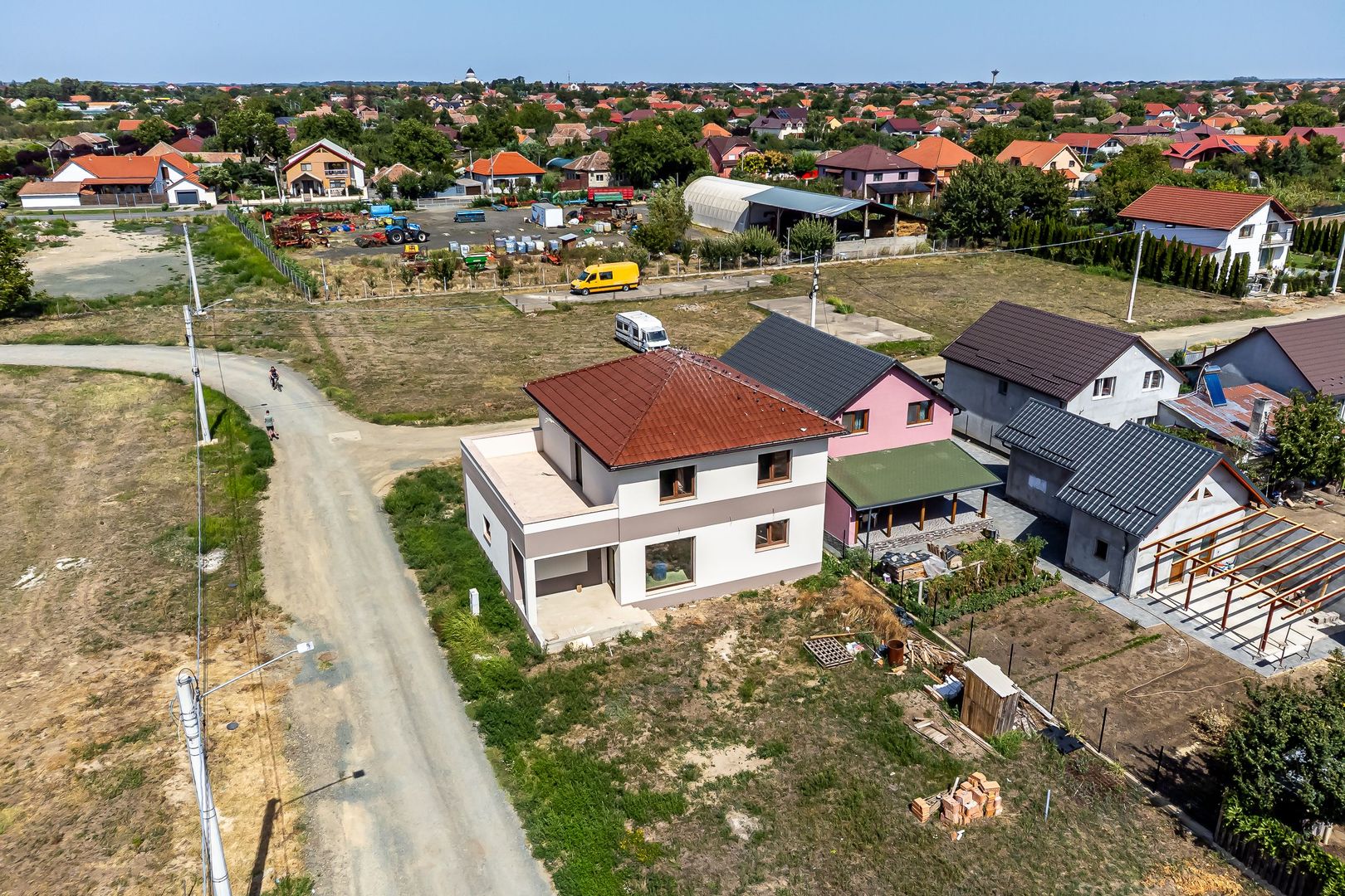 Casă premium semi-finisată de vânzare Curtici, cartier nou Comision 0 - Poză 12