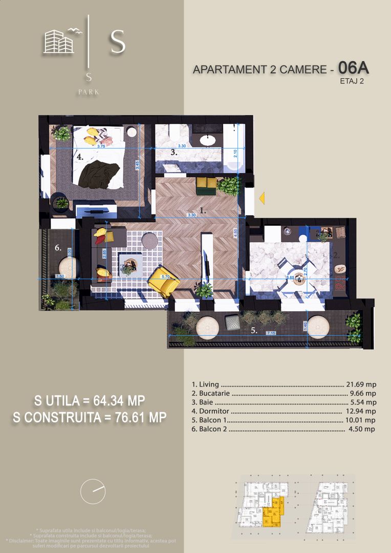 Apartament 2 camere Pallady, Titan,Fix la Parcul Teilor,Bl Boutique - Poză 5