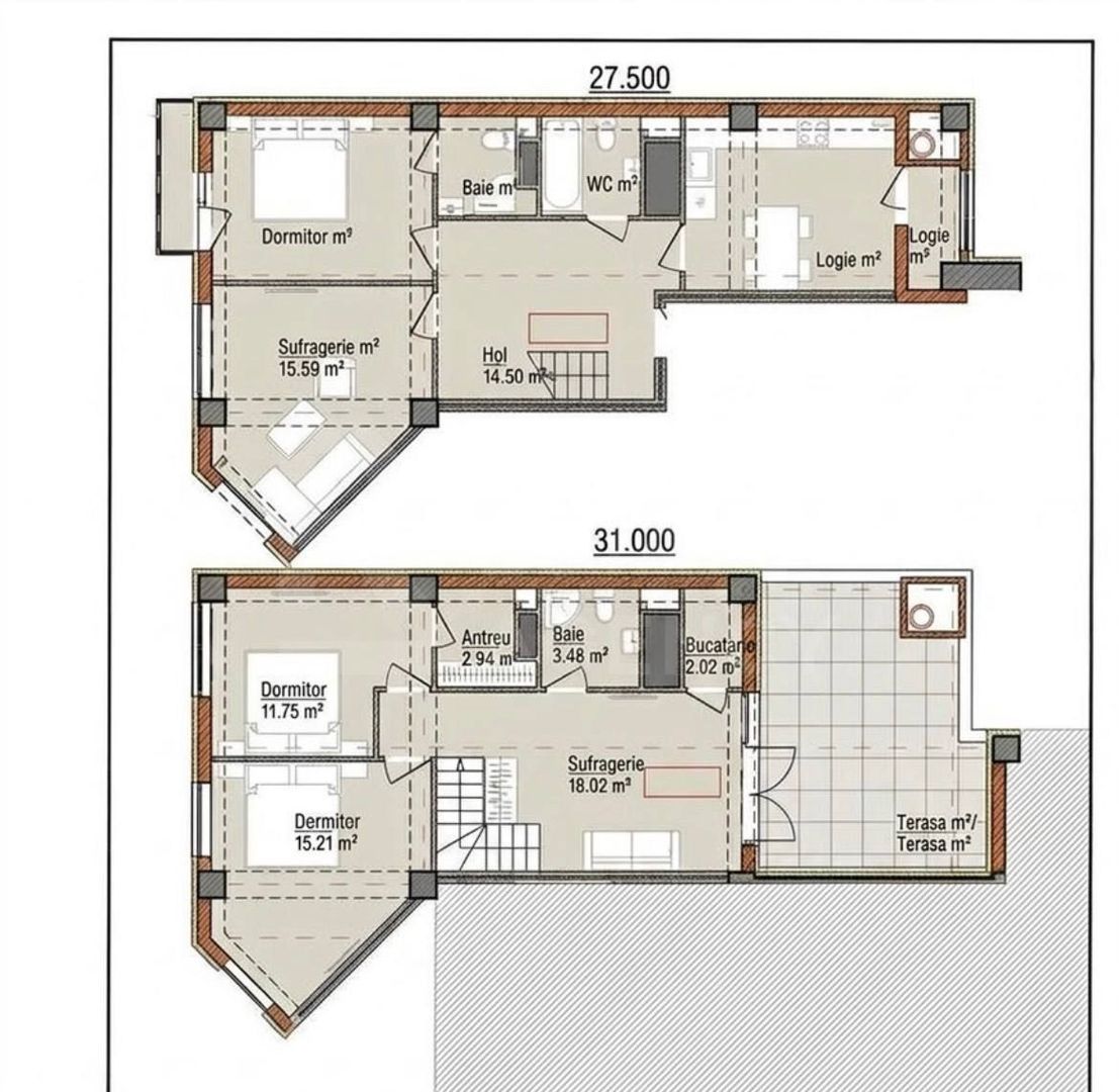 Vânzare penthouse 125 mp, amplasat pe str. Ceucari, Poșta Veche - Poză 20