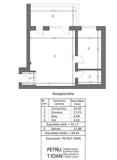 Apartament 2 camere premium - City Point Aviatiei  - Balcon generos - Poză 4