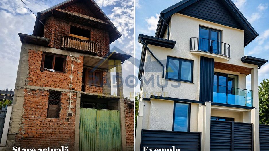 Casă S+P+1+M "la roșu" – Str. Dreptății - Ploiești -103 mp utili - Poză 1