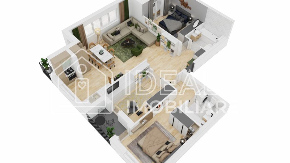 🏡 Apartament 4 camere 3 balcoane si loc de parcare inclus zona Doamna Stanca - Poză 1