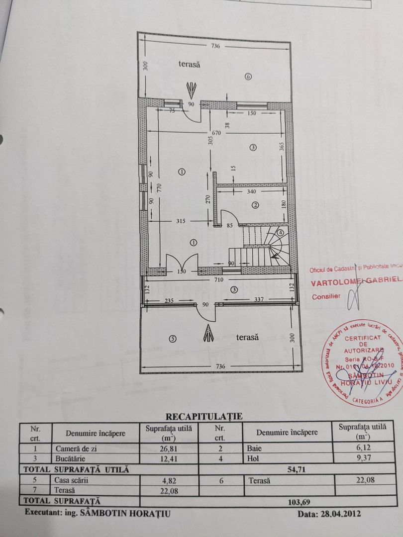 Casa cu 4 camere de vanzare Domnesti - Schiță 6