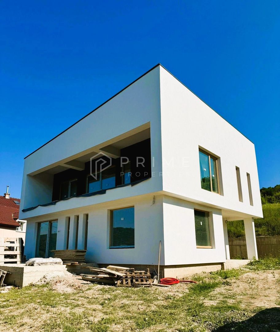 Casă nouă cu arhitectură mediteraneană | Semifinisată | 150 mp utili - Poză 2